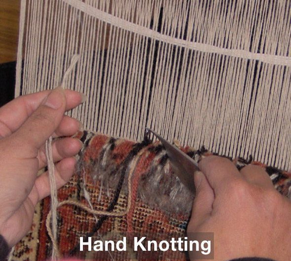 hand knotting 1